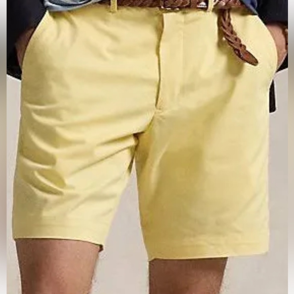 Light yellow Polo shorts - perfect for Spring!! - Picture 3 of 3